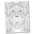 Coloreable Chimpancé